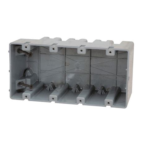 6 outlet steel gang box|4 gang adjustable electrical box.